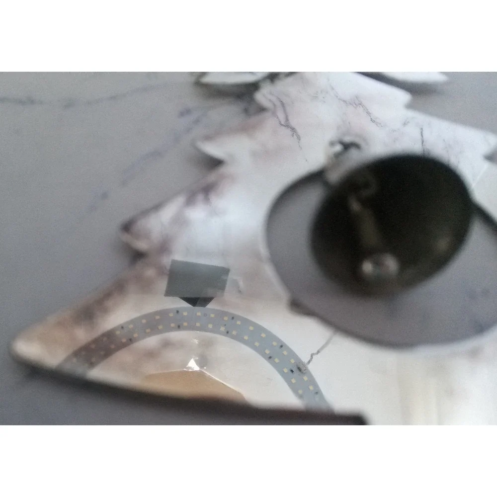 Silver Christmas Tree Ornament With Bell
